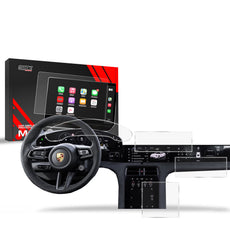 Ekrano plėvelė nuo pirštų atspaudų Porsche Taycan (2019-2025) Matine Grizz 4in1