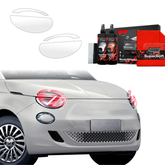4in1 Protective film for lights for Fiat 500 (2016-2025)