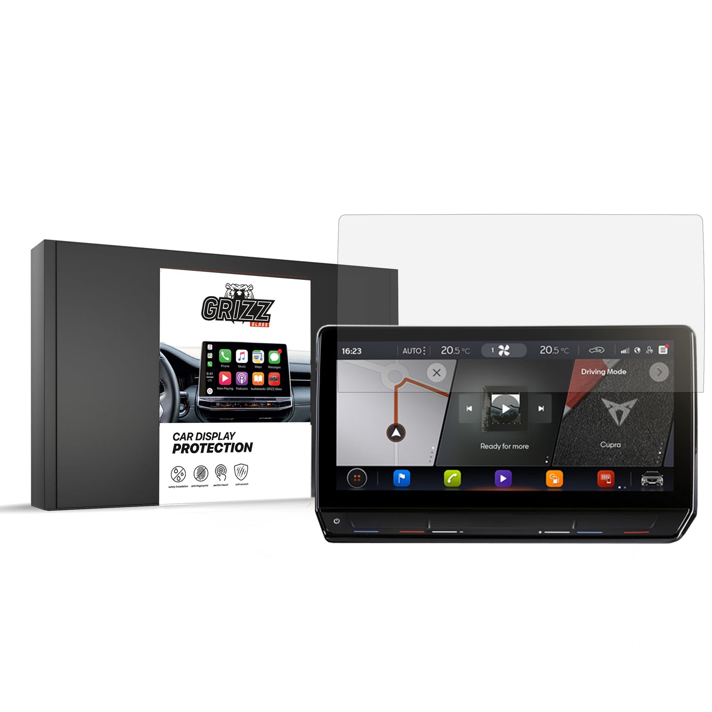 Ceramic screen film Cupra Formentor 12" (2020-2024) Grizz