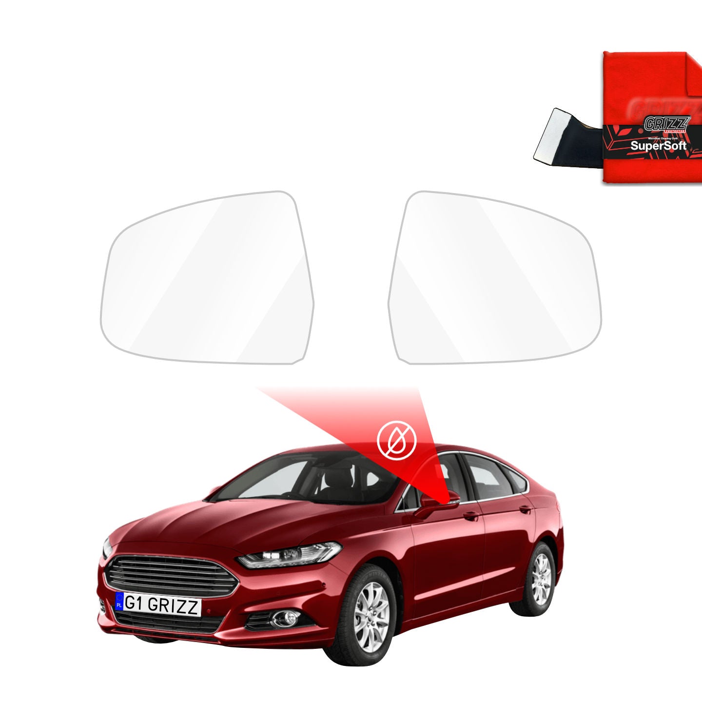 Rainproof mirror film Ford Mondeo Mk5 (2014-2019)