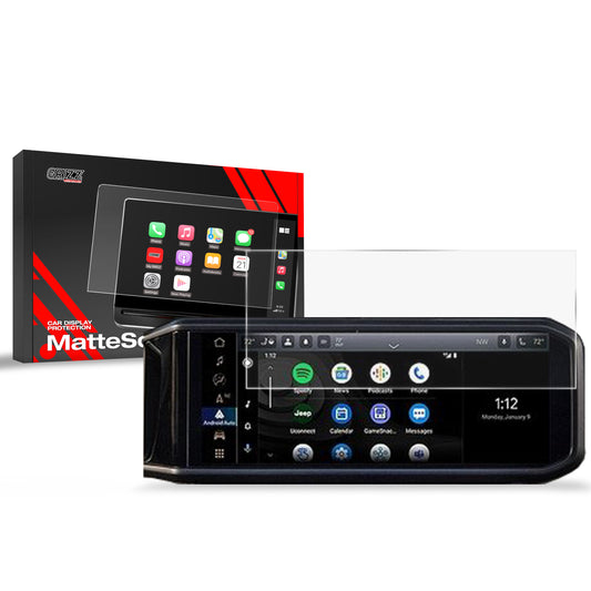 Anti-fingerprint screen film Jeep Wrangler 12,3" (2024-2025) Matte Grizz