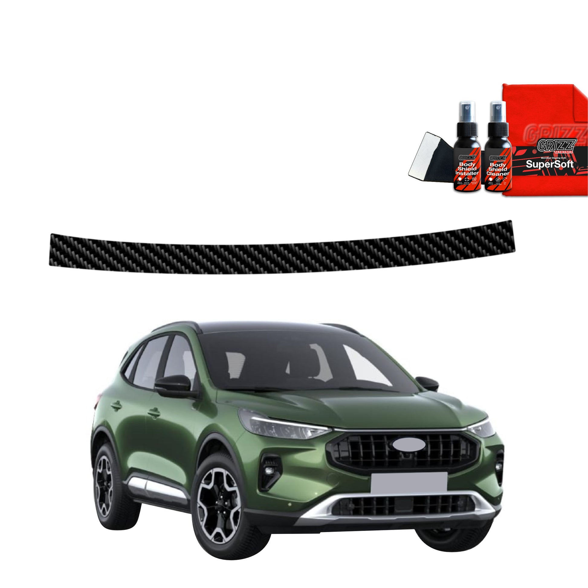 Carbon fiber film for the trunk sill Ford Kuga Titanium Facelift (2024-2025)