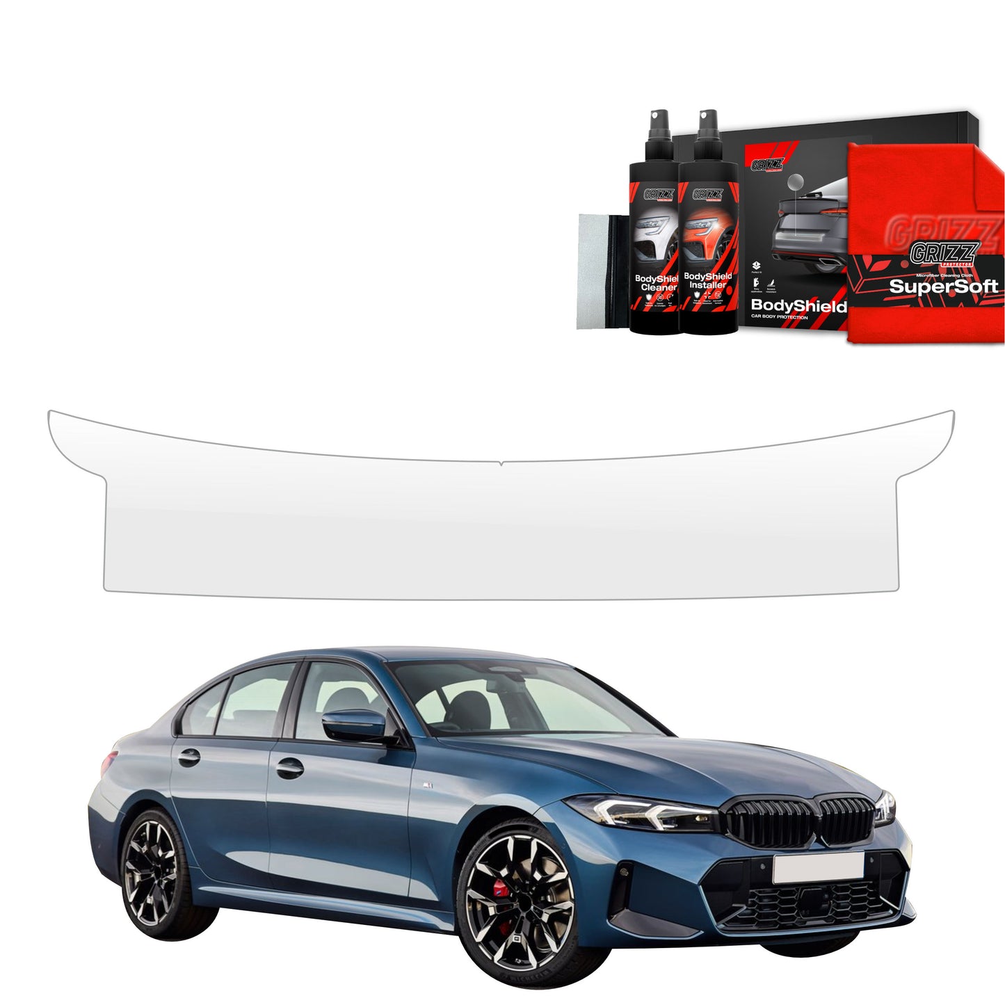 Protective film for trunk threshold for BMW 3 Sedan (2025)