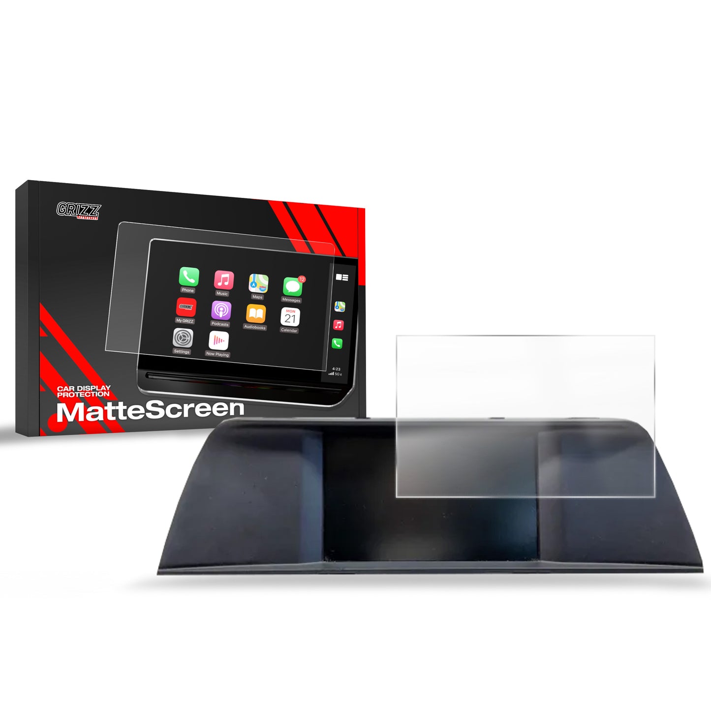 Anti-fingerprint screen film BMW 5 F10 F11 6,5" (2010-2013) Matte Grizz