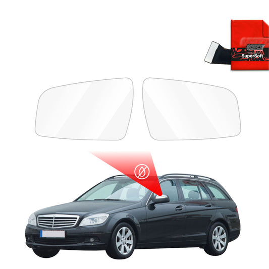 Atspari lietui plėvelė veidrodėliams Mercedes Benz C Klasa S204 Kombi (2007-2011)