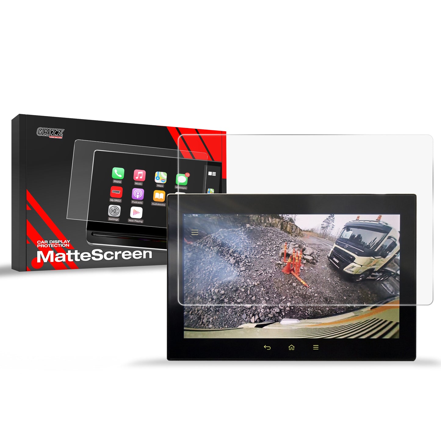 Anti-fingerprint screen film Volvo FH16 (2023-2025) Matte Grizz