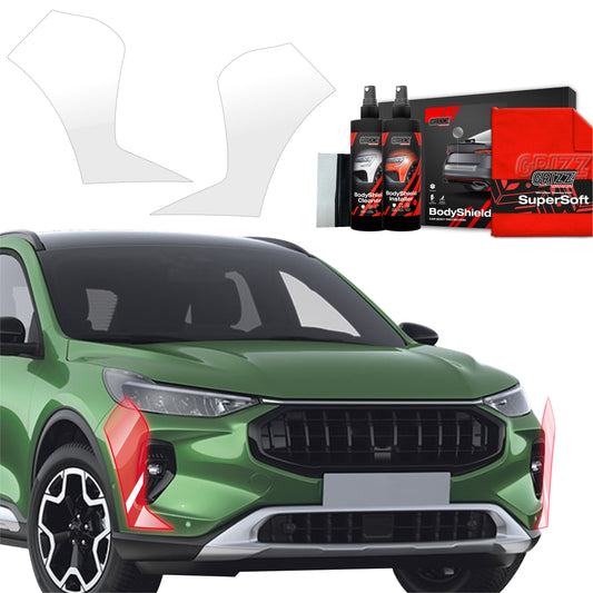 2in1 Protective film for the side of the bumper for  Ford Kuga Active Facelift (2024-2025)