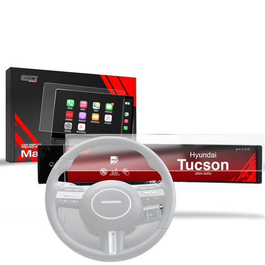 Anti-fingerprint screen film Hyundai Tucson 12,3" (2024-2025) Matte Grizz