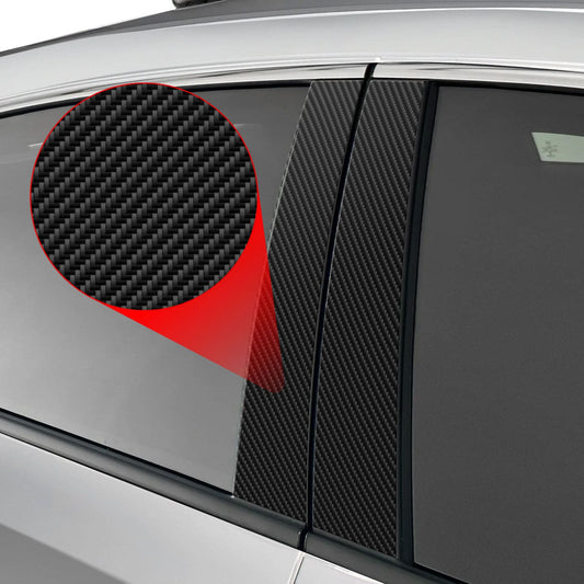 4in1 Carbon fiber film for pillars Volvo S60 3 Sedan 4D (2019-2024)