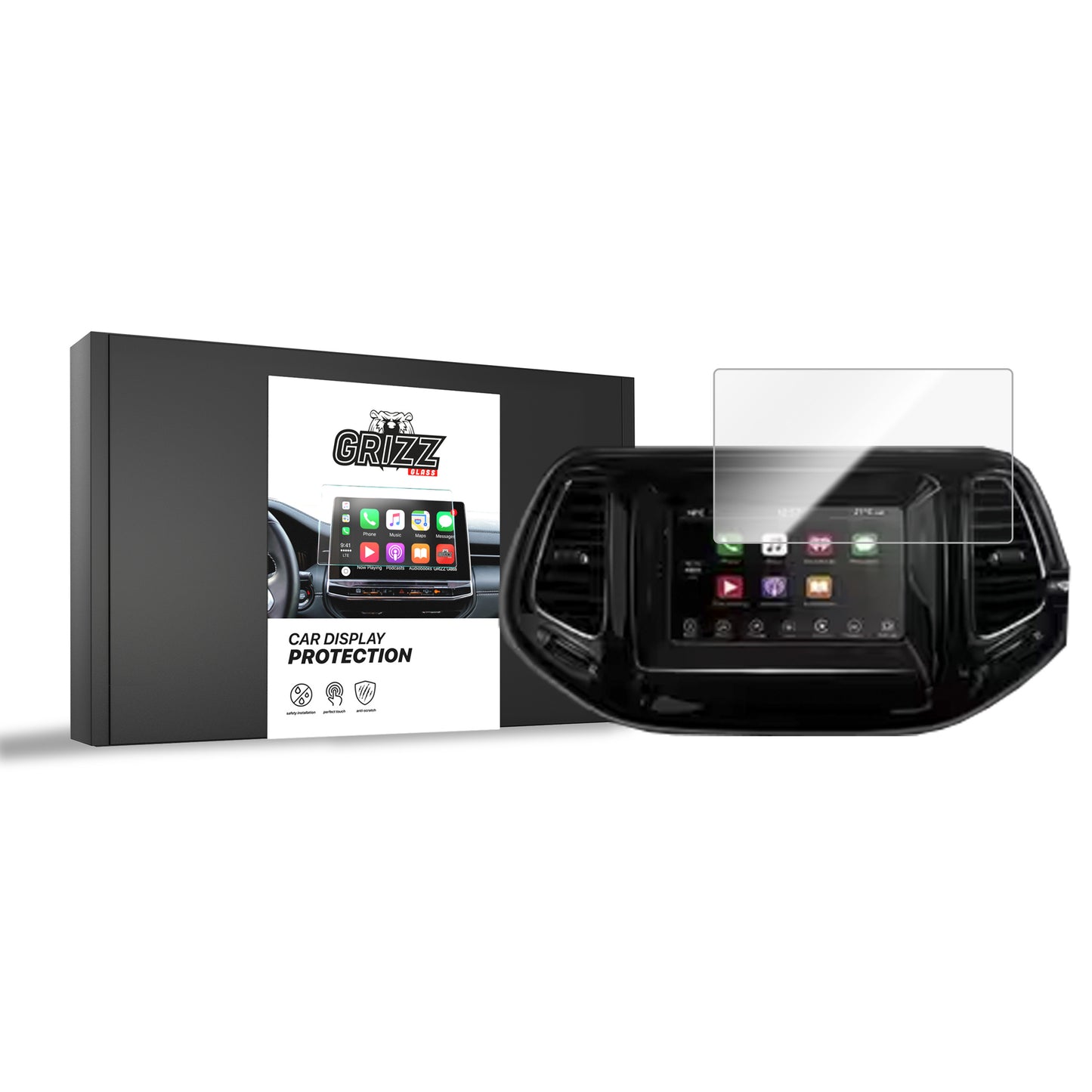 Ceramic screen film Jeep Compass 8,6" (2017-2021) Grizz