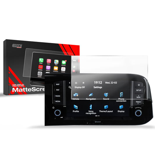 Anti-fingerprint screen film Hyundai i10 8" (2024-2025) Matte Grizz