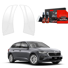 4in1 Apsauginė plėvelė ratų arkų apsaugai Skoda Scala (2023-2025)