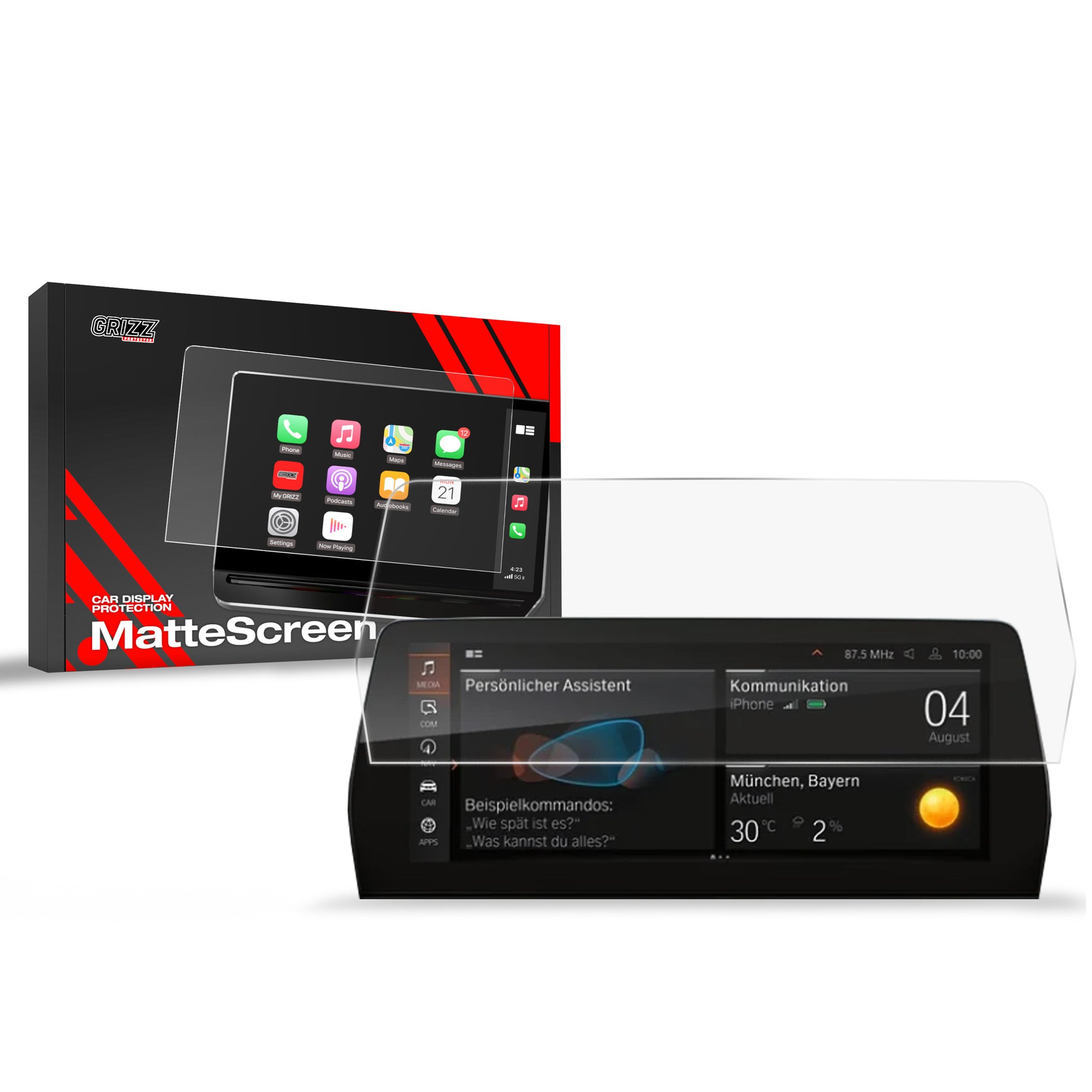 Ekrano plėvelė nuo pirštų atspaudų BMW 8 Coupe G15 (2022-2025) Matine Grizz