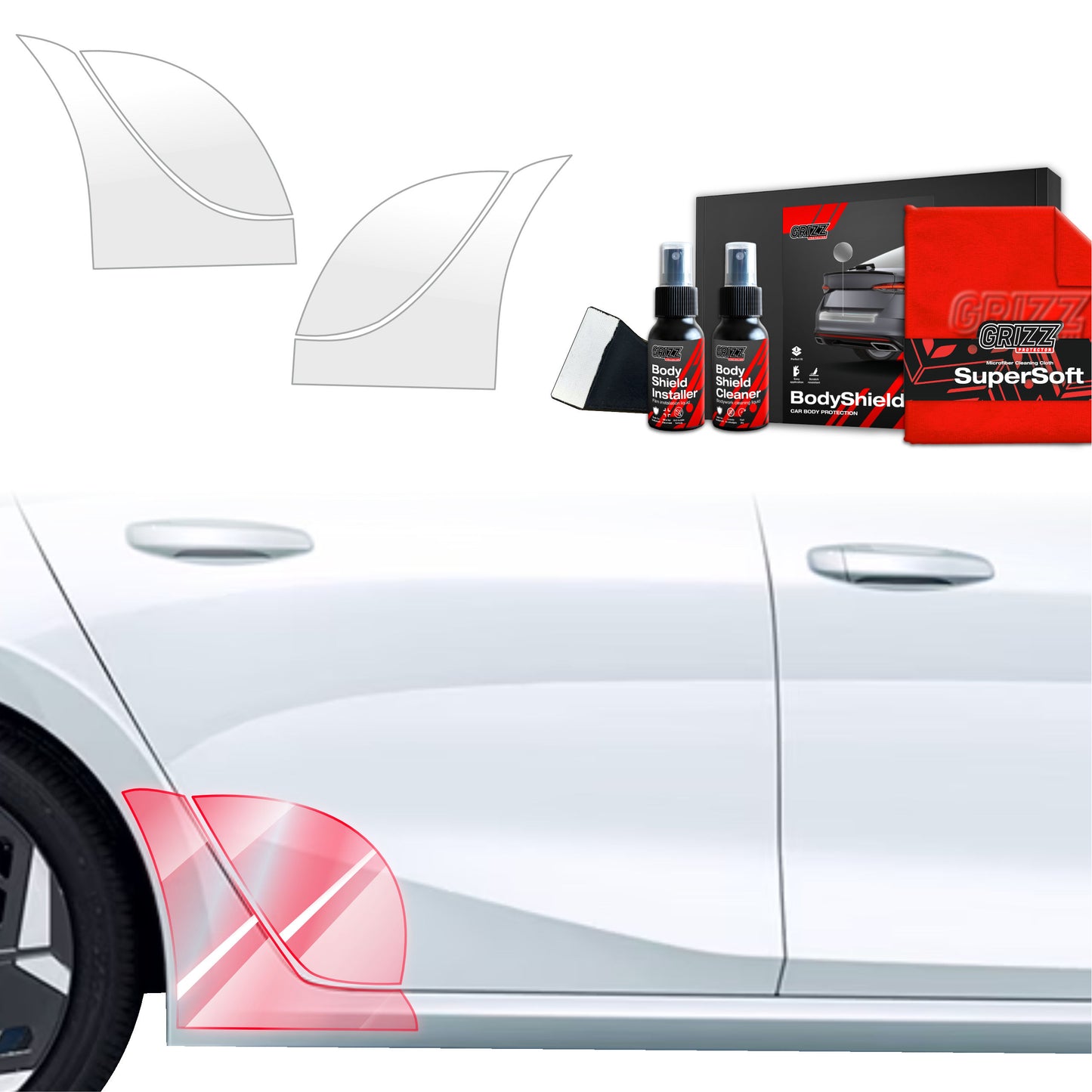 4in1 Protective film for wheel arches for Opel Astra (2021-2024)