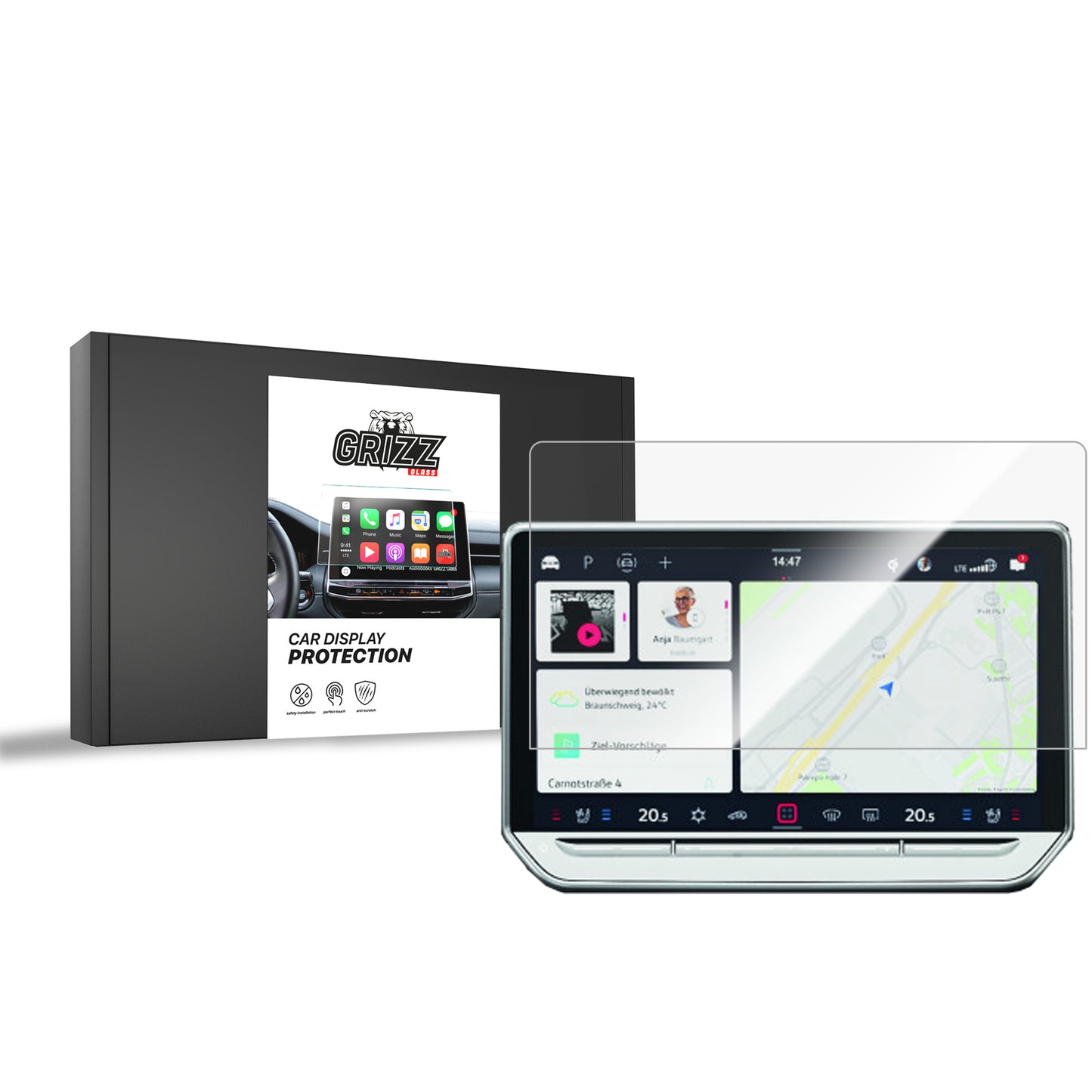 Ceramic screen film MAN TGE 12,9" (2024-2025) Grizz