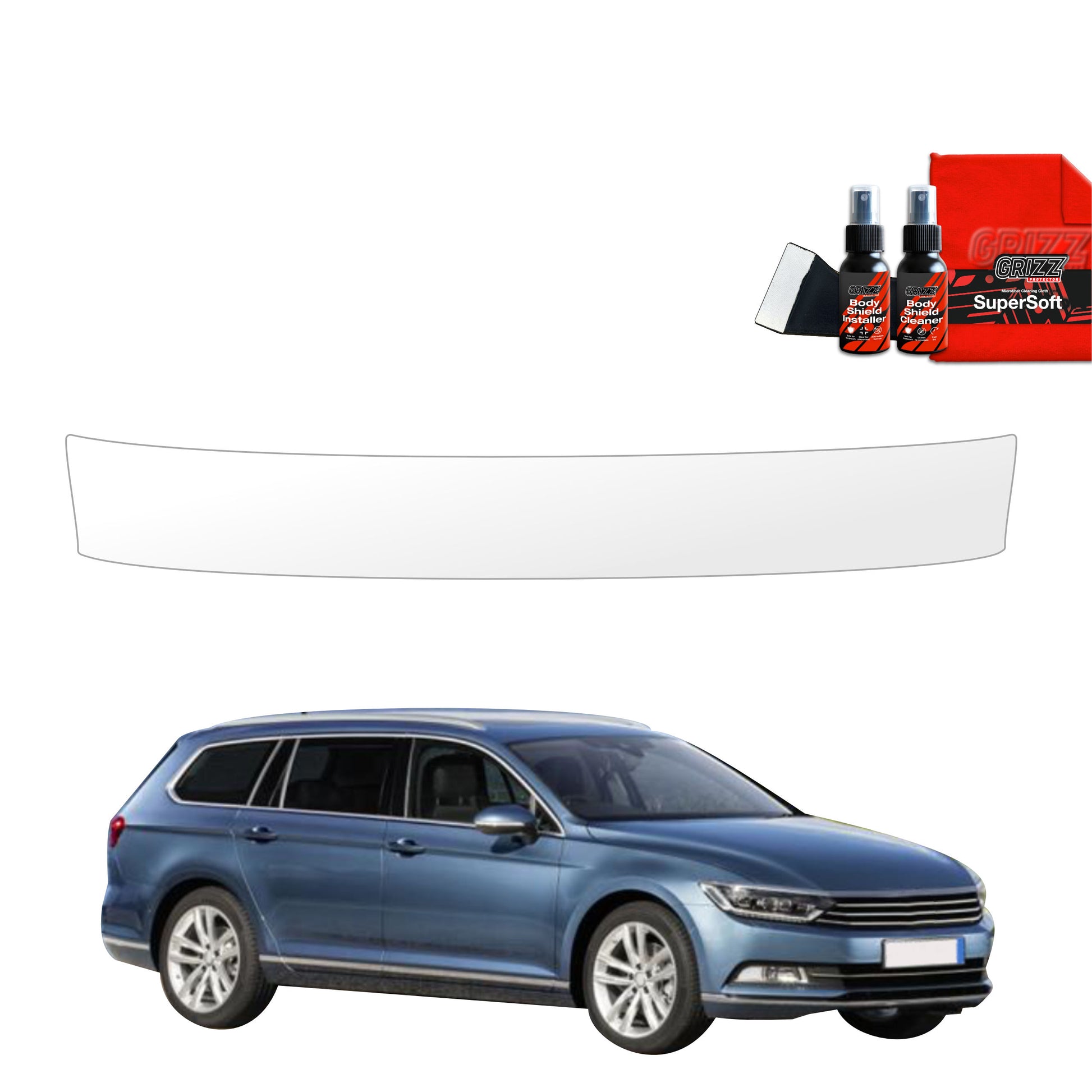 Apsauginė plėvelė bagažinės slenksčiui Volkswagen Passat B8 Kombi (2014-2022)