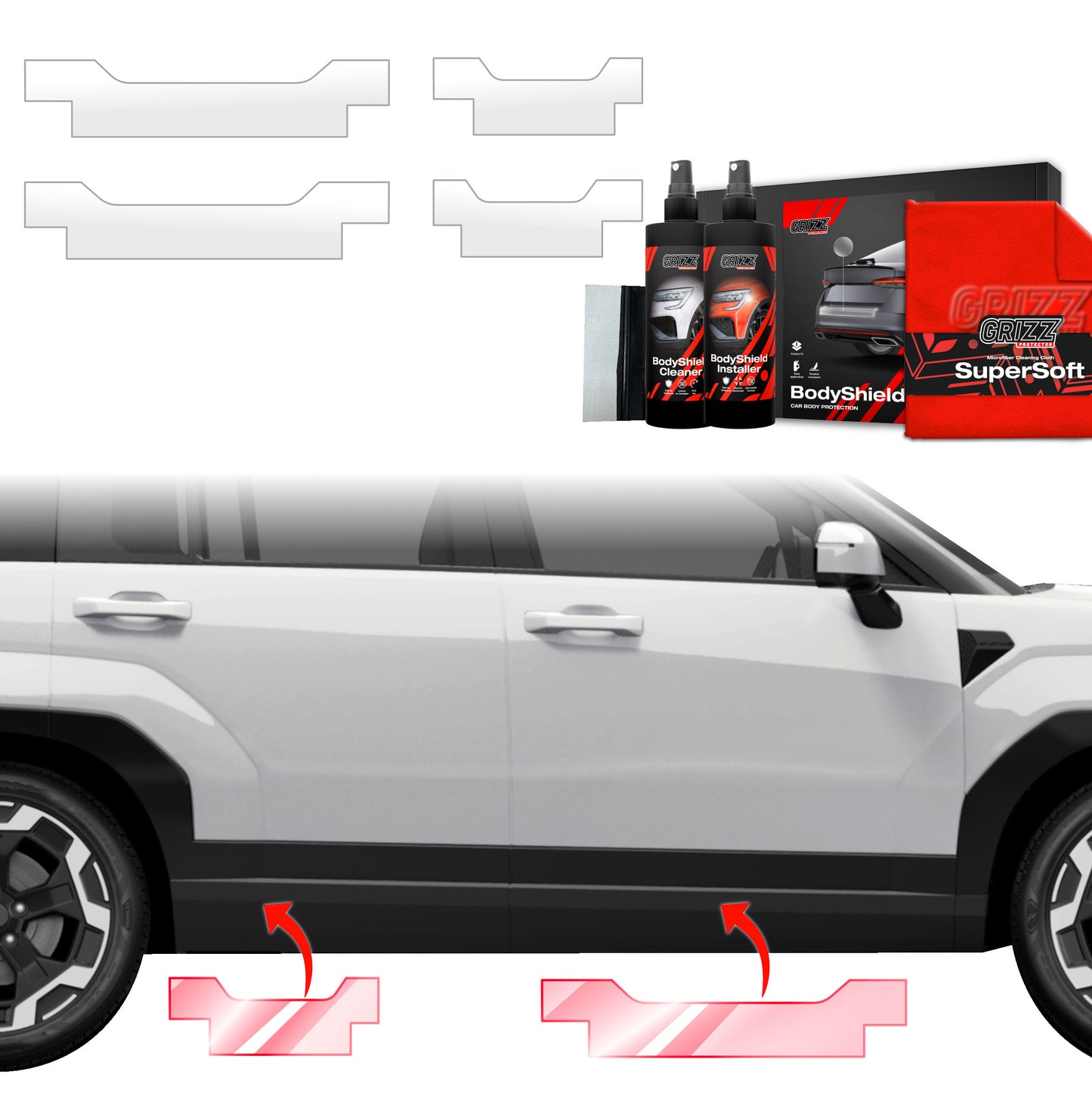 4in1 Protective film for sills for Hyundai Santa Fe (2023-2025)