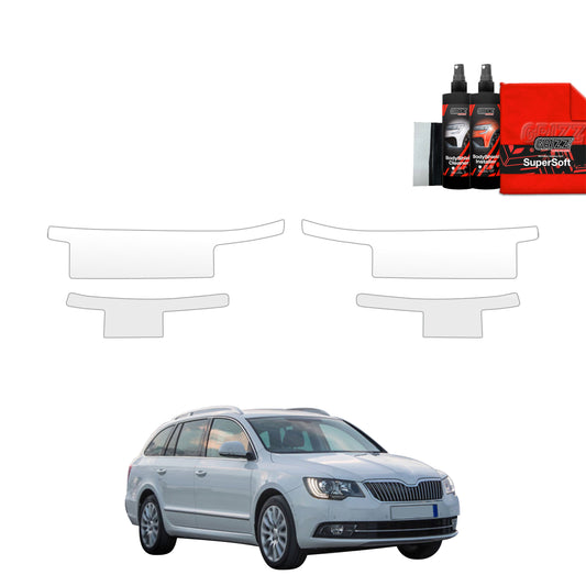 4in1 Protective film for sills for Skoda Superb 2 Kombi Facelifting (2013-2015)