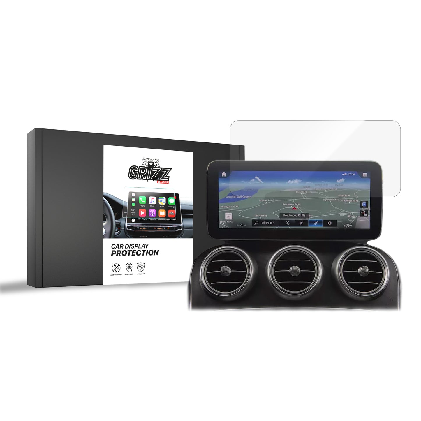 Ceramic screen film Mercedes GLC 10,25" (2019-2022) Grizz
