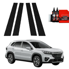 4in1 Anglies pluošto plėvelė statramsčiams Suzuki S-Cross (2021-2025)