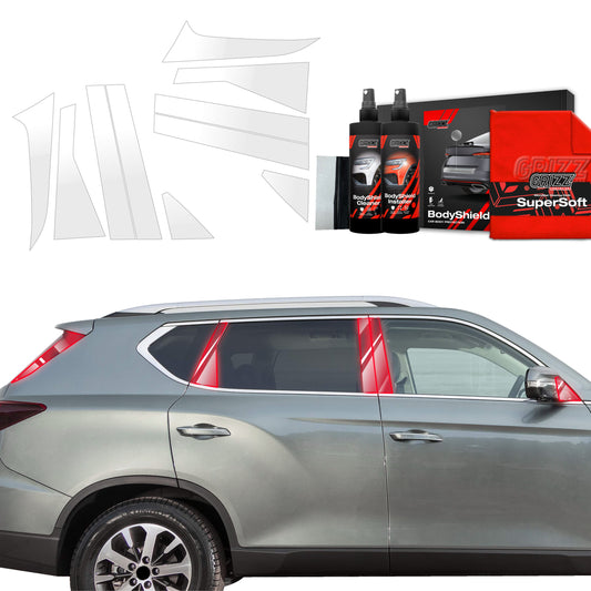 10in1 Protective film for pillars for SsangYong Rexton (2023-2025)