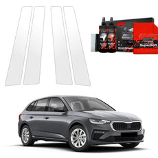 4in1 Apsauginė plėvelė statramsčiams Skoda Scala (2023-2025)