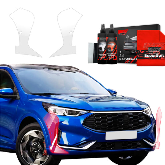 2in1 Protective film for the side of the bumper for  Ford Kuga Active X Driver Assistance Facelift (2024-2025)