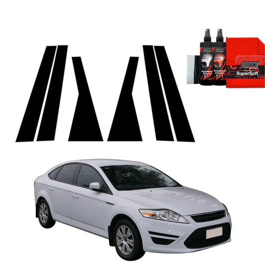 6in1 Juoda plėvelė statramsčiams Ford Mondeo Mk4 (2010-2014)