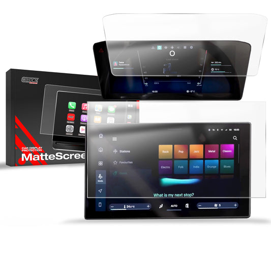 Anti-fingerprint screen film Scania G 12,9" (2024-2025) Matte Grizz 2in1