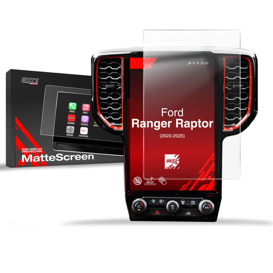 Anti-fingerprint screen film Ford Ranger Raptor 12,3" (2023-2025) Matte Grizz