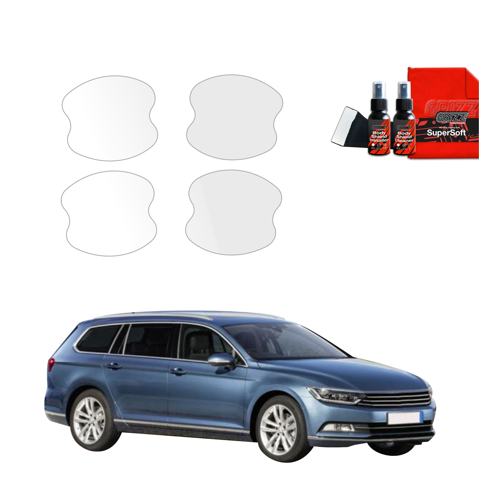 4in1 Protective film under door handles Volkswagen Passat B8 Kombi (2014-2022)