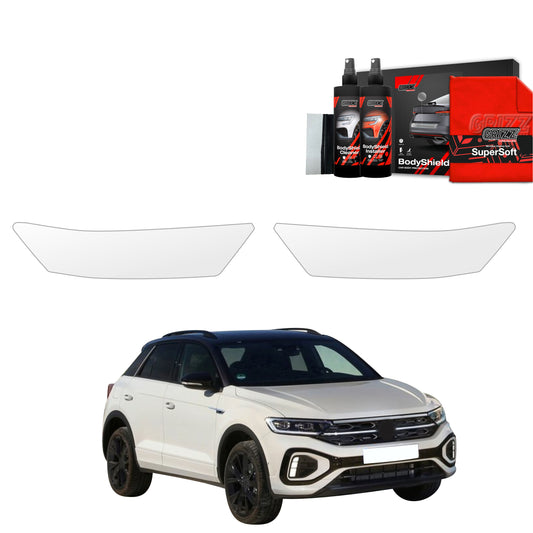2in1 Protective film for lights for Volkswagen VW T-Roc (2021-2025)