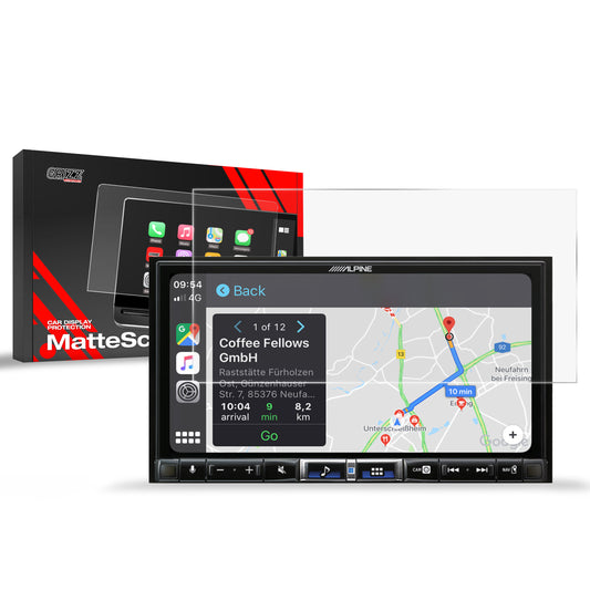 Anti-fingerprint screen film Alpine iLX-705DM Matte Grizz