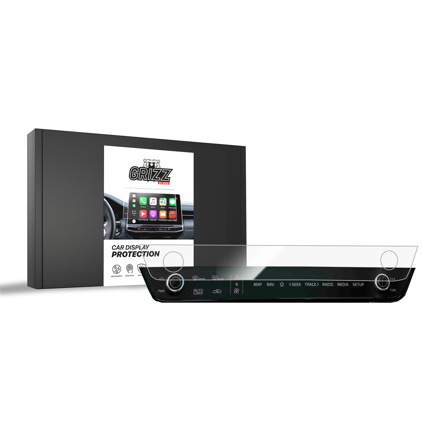 Ceramic screen film Kia Sportage 5 (2021-2024) AC Panel Grizz