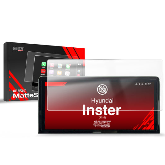 Anti-fingerprint screen protector for Hyundai Inster 10.25" (2025) Matte Grizz