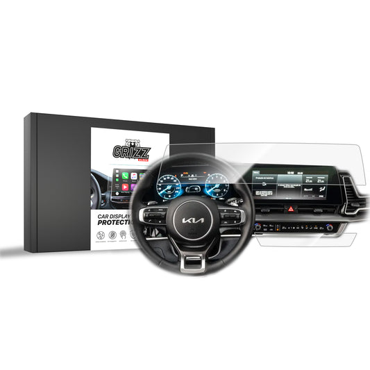Ceramic screen film Kia Sportage 5 GT Line 12,3" (2021-2024) Grizz 2in1