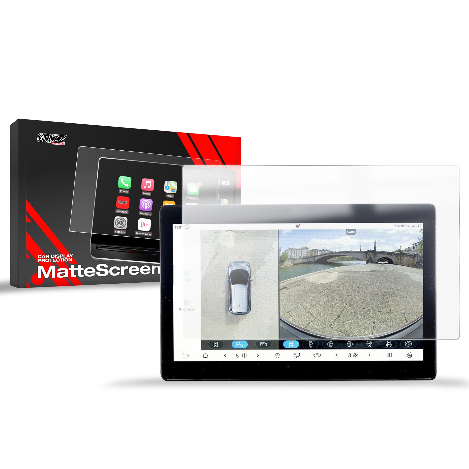 Anti-fingerprint screen film BYD Dolphin Surf (2025) Matte Grizz