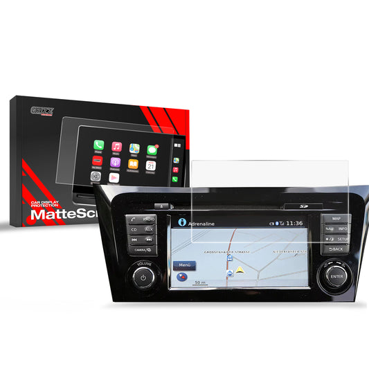Anti-fingerprint screen protector for Nissan Qashqai 2 (2013-2021) Matte Grizz