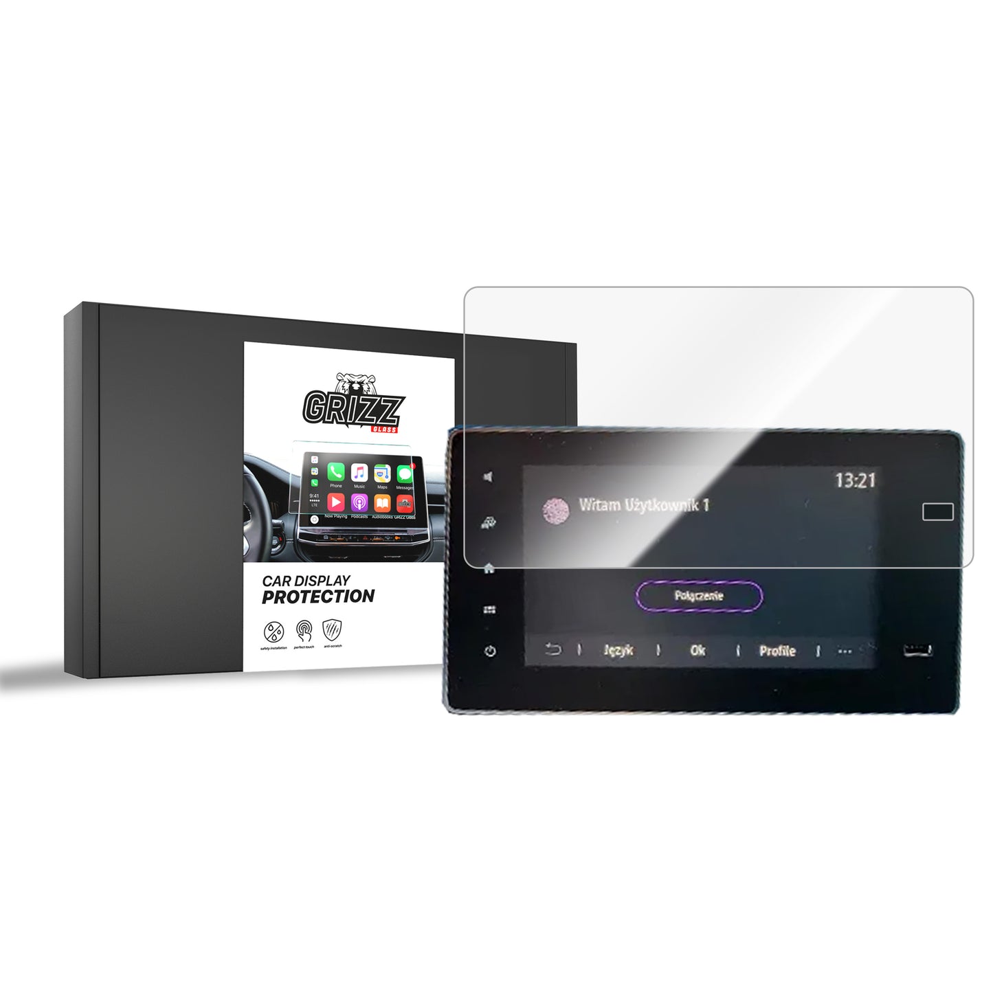 Ceramic screen film Renault Trafic 3 8" (2021-2025) Grizz