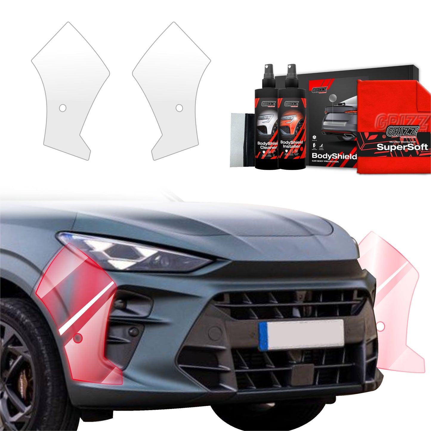 2in1 Protective film for bumper for Cupra Terramar (2024-2025)