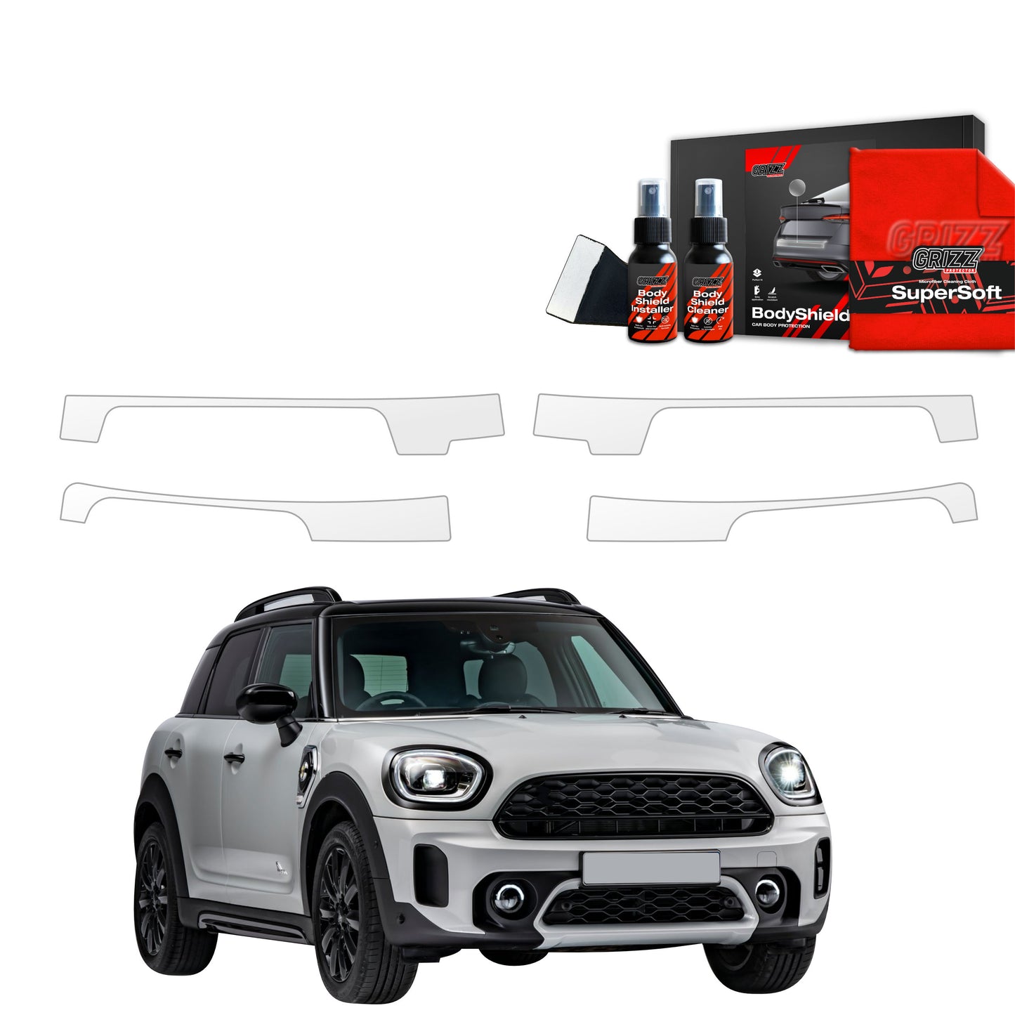 4in1 Protective film for sills for  Mini Countryman (2023-2025)