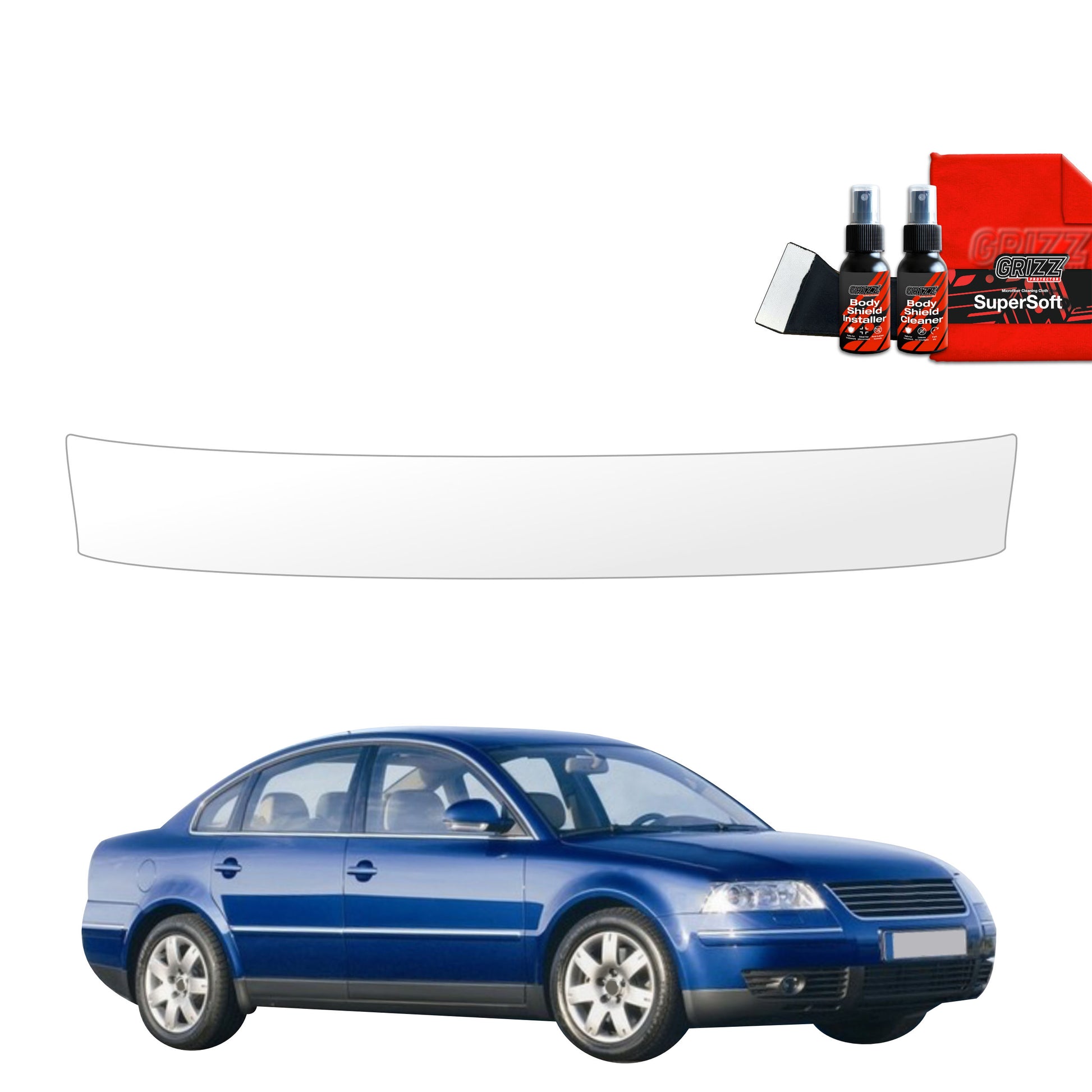 Apsauginė plėvelė bagažinės slenksčiui Volkswagen Passat B5 Sedan Facelifting (2000-2005)