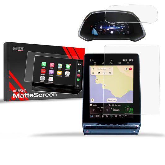 Anti-fingerprint screen film Renault Symbioz 10,4" (2024-2025) Matte Grizz 2in1