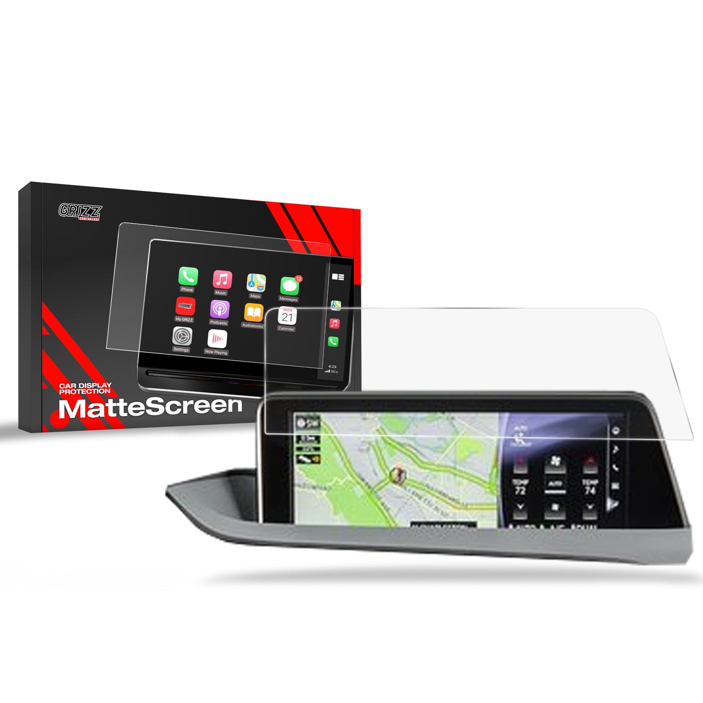 Anti-fingerprint screen film Lexus RX 4 (2015-2019) Matte Grizz