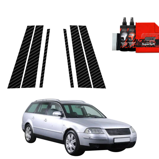 6in1 Anglies pluošto plėvelė statramsčiams Volkswagen Passat B5 Variant Facelifting (2000-2005)