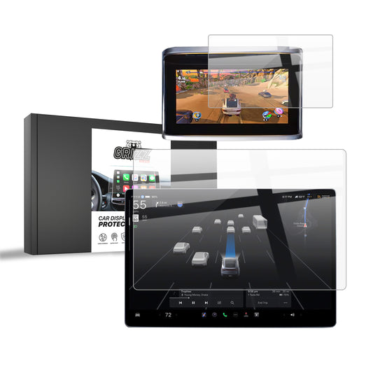 Ceramic screen film Tesla Model X Facelift (2025) Grizz 2in1