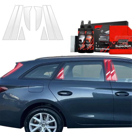 8in1 Protective film for pillars for Seat Leon (2024-2025)