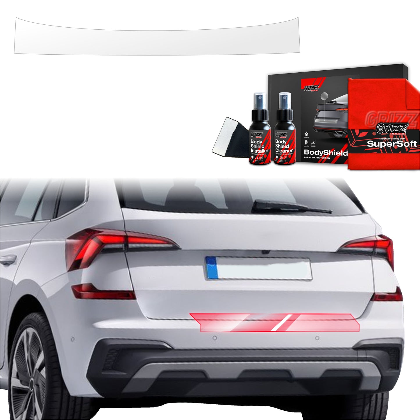 Protective film for trunk threshold for Skoda Kamiq (2019-2025)