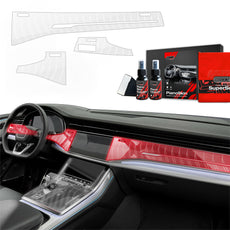 3in1 Grizz protective interior film Audi Q7 (2018-2025) Transparent Dynamic PianoSkin