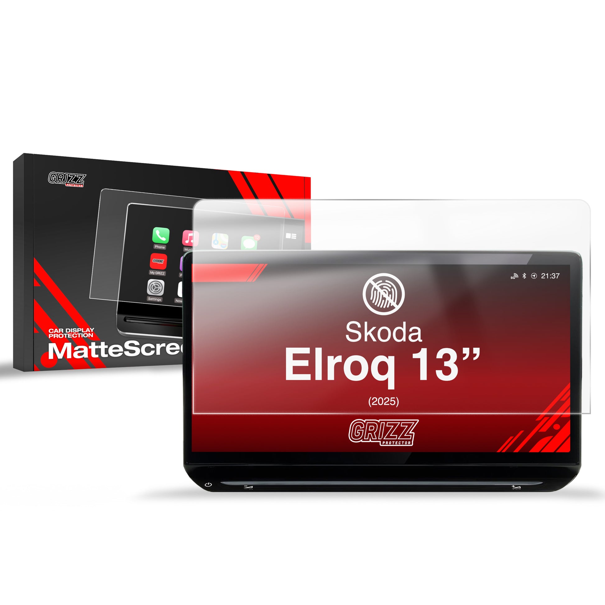 Anti-fingerprint screen film Skoda Elroq 13" (2025) Matte Grizz